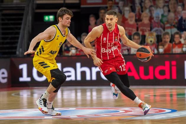 Jonas Mattisseck 9 Alba Berlin , Diego Flaccadori 12 FC Bayern , FC Bayern Basketball vs Alba Berlin, EuroLeague, 05 02 2021 Muenchen Bayern Germany Copyright: xkolbert-press UlrichxGamelx