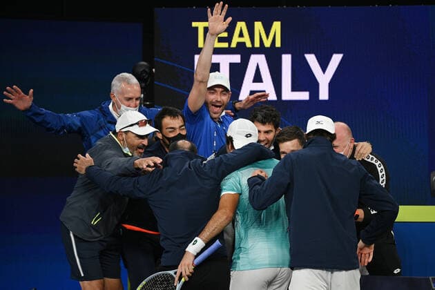 Tennis, ATP Cup in Melbourne, Semifinals, Italy - Spain