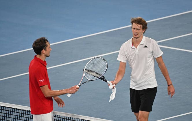 Tennis, ATP Cup in Melbourne, Semifinals, Germany - Russia