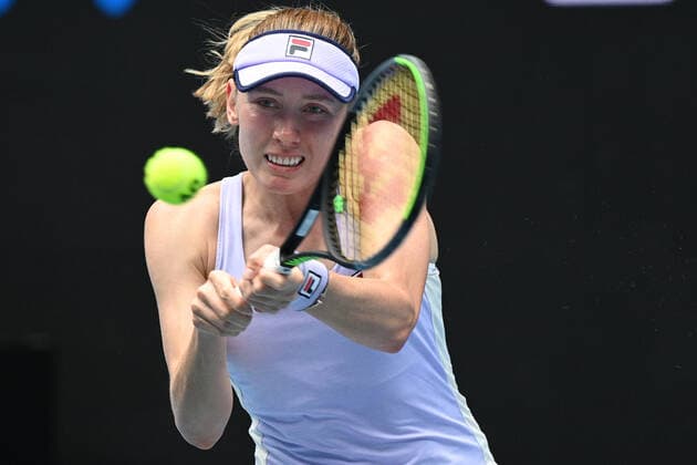 TENNIS GIPPSLAND TROPHY, Ekaterina Alexandrova of Russia in action during the semi finals of the Gippsland Trophy - WTA, Tennis Damen 500 match against Kaia Kanepi of Estonia at Melbourne Park in Melbourne, Saturday, February 6, 2021. ( NO ARCHIVING, EDITORIAL USE ONLY, NO USE IN BOOKS WITHOUT CONSENT MELBOURNE VIC AUSTRALIA  Copyright: xDEANxLEWINSx 20210206001518649354