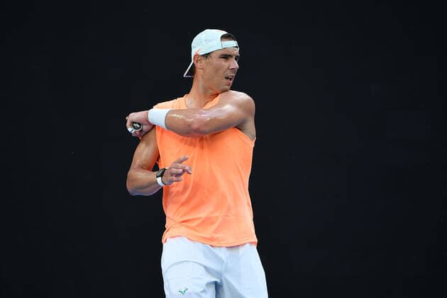 Rafael Nadal (Esp) TENNIS : Australian Open 2021 - 06 02 2021 AntoineCouvercelle Panoramic 