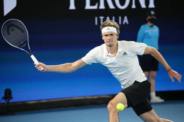 Alexander Zverev, GER, during 2021 Melbourne Summer Series ATP Cup AO pre tournaments in Melbourne, 06 02 2021