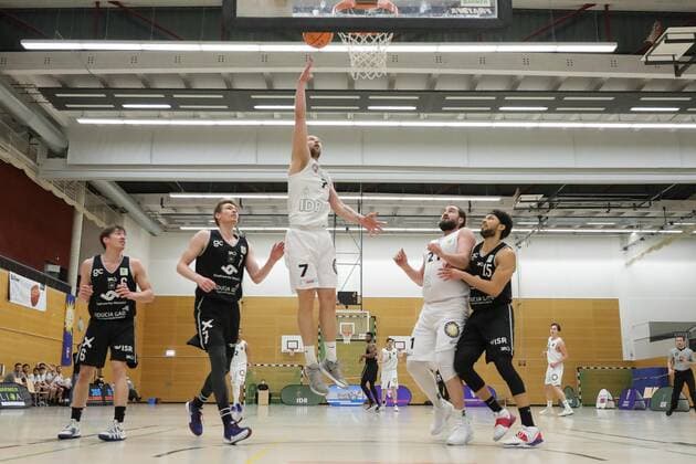 ProB Basketball Liga ART Giants Duesseldorf vs WWU Baskets Muenster, 06 02 2021 Game Scene ProB Basketball Liga ART Giants Duesseldorf vs WWU Baskets Muenster, 06 02 2021 Copyright: xBEAUTIFULxSPORTS KennyxBeelex
