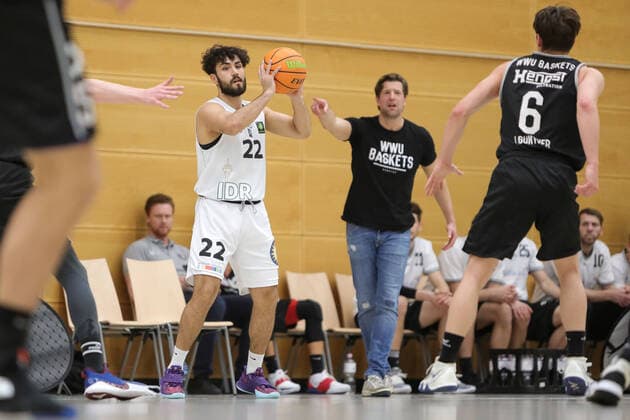 ProB Basketball Liga ART Giants Duesseldorf vs WWU Baskets Muenster, 06 02 2021 Game Scene ProB Basketball Liga ART Giants Duesseldorf vs WWU Baskets Muenster, 06 02 2021 Copyright: xBEAUTIFULxSPORTS KennyxBeelex