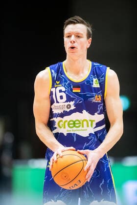 BARMER 2 Basketball Bundesliga ProA Season 2020 2021 Matchday 20 on 06 02 2021 Science City Jena vs Phoenix Hagen Jannik Lodders Hagen , Portrait Sparkassen Arena Jena