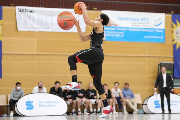 ProB Basketball Liga ART Giants Duesseldorf vs WWU Baskets Muenster, 06 02 2021 Marck Coffin ProB Basketball Liga ART Giants Duesseldorf vs WWU Baskets Muenster, 06 02 2021 Copyright: xBEAUTIFULxSPORTS KennyxBeelex