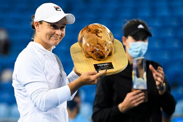 Tennis, Melbourne WTA Tournament, Final, Ashleigh Barty - Garbine Muguruza