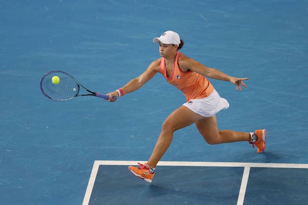 Ashleigh Barty, AUS, during 2021 Melbourne Summer Series AO pre tournaments in Melbourne, 07 02 2021