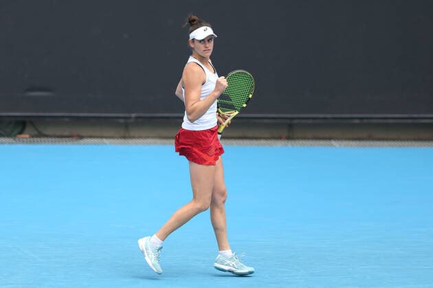 Jennifer Brady, USA, during 2021 Melbourne Summer Series AO pre tournaments in Melbourne, 07 02 2021