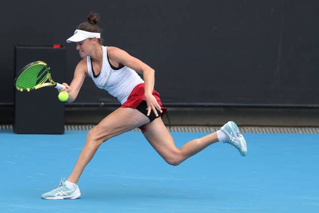 Jennifer Brady, USA, during 2021 Melbourne Summer Series AO pre tournaments in Melbourne, 07 02 2021
