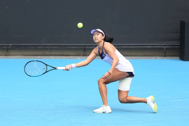 Ann Li, USA, during 2021 Melbourne Summer Series AO pre tournaments in Melbourne, 07 02 2021