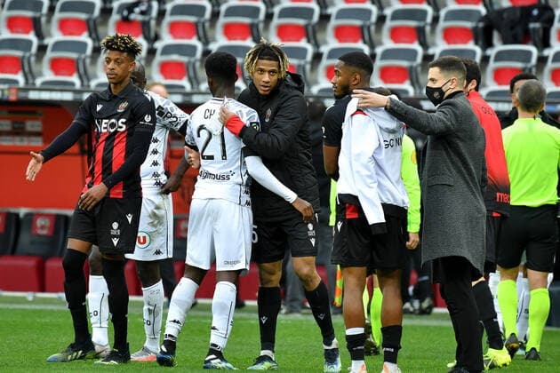 Jean-Clair Todibo - OGC Nice vs Angers - Ligue 1 Uber Eats - Nice FOOTBALL : OGC Nice vs Angers - Ligue 1 Uber Eats - 07 02 2021 LionelUrman Panoramic 
