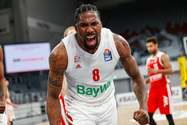 Jalen Reynolds Bayern Munich, 08 Brose Bamberg Bayern Munich easyCredit BBL Basketball Bundesliga Basketball Season 2020 21 20 Matchday, 07 02 2021 Bamberg, Brose Arena Copyright: DanielxLöb