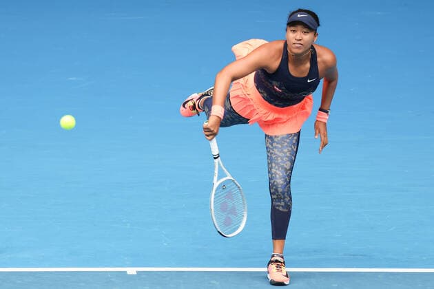 February 8, 2021: 3rd seed Naomi OSAKA of Japan in action against Anastasia PAVLYUCHENKOVA of the Russian Federation in a first round match of the 2021 Australian Open on Rod Laver Arena, in Melbourne, Australia. OSAKA won 61 62. Cal Media. Melbourne Australia - ZUMAc04_ 20210208_zaf_c04_002 Copyright: xSydneyxLowx