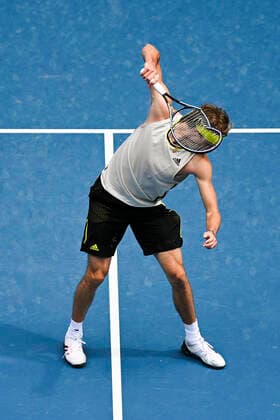 TENNIS AUSTRALIAN OPEN, Alexander Zverev of Germany smashes a racquet during his first Round Men s singles match against Marcos Giron of the United States of America on Day 1 of the Australian Open at Melbourne Park in Melbourne, Monday, February 8, 2021. ( NO ARCHIVING, EDITORIAL USE ONLY, NO USE IN BOOKS WITHOUT CONSENT MELBOURNE VIC AUSTRALIA  Copyright: xDEANxLEWINSx 20210208001519127148