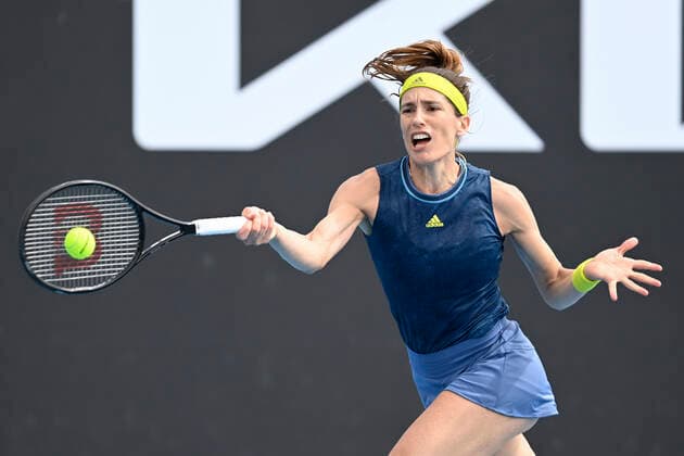 Andrea Petkovic GER Tennis Australian Open 2021 Grand Slam Melbourne Park Melbourne Victoria Australia 8 February 2021 Copyright: xHasenkopfx