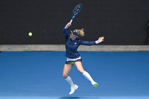 Laura Siegemund GER Tennis Australian Open 2021 Grand Slam Melbourne Park Melbourne Victoria Australia 8 February 2021 Copyright: xHasenkopfx