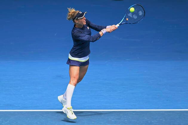 Laura Siegemund GER Tennis Australian Open 2021 Grand Slam Melbourne Park Melbourne Victoria Australia 8 February 2021 Copyright: xHasenkopfx