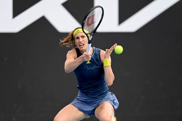 Andrea Petkovic Tennis Australian Open 2021 Grand Slam Melbourne Park Melbourne Victoria Australia 8 February 2021 Copyright: xHasenkopfx