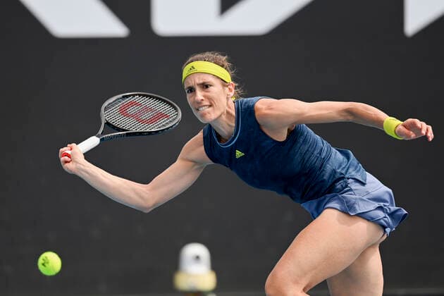 Andrea Petkovic Tennis Australian Open 2021 Grand Slam Melbourne Park Melbourne Victoria Australia 8 February 2021 Copyright: xHasenkopfx