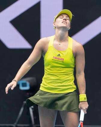 Angelique Kerber GER reacts angry,annoyed,disappointed,disappointment,emotion Copyright: xHasenkopfx