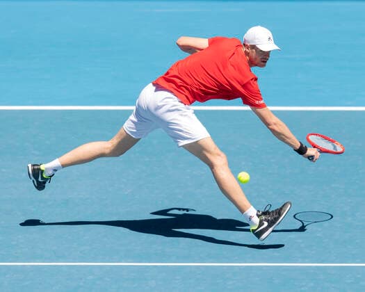 Yannick Hanfmann Australian Open 2021 Melbourne Park Melbourne Victoria Australia 09 02 2021 Copyright: xJuergenxHasenkopfx
