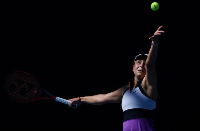 (210209) -- MELBOURNE, Feb. 9, 2021 -- Donna Vekic of Croatia serves during the women s singles first round match between Donna Vekic of Croatia and Wang Yafan of China at the Australian Open in Melbourne Park, Melbourne, Australia on Feb. 9, 2021. Bai Xuefei) (SP)AUSTRALIA-MELBOURNE-TENNIS-AUSTRALIAN OPEN-DAY 2 BaixXuefeihujingchen 