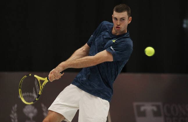 Tennis Biella Challenger 1, Maximilian Marterer, February 9, 2021. Ph Felice Calabro Fotogramma Editorial Usage Only  Copyright: xFelicexCalabro x xIPAx