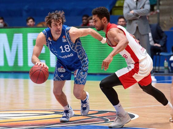 09 02 2021, xovx, basketball, BBL, Fraport Skyliners Frankfurt Brose Bamberg v l Joe Rahon Fraport Skyliners Frankfurt , Kenneth Ogbe Brose Bamberg emspor Frankfurt