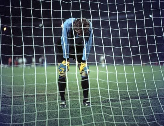 20.06.76 CSSR - Deutschland Jugoslawien, Belgrad, 20.06.1976, Fussball, UEFA EM 1976 in Jugoslawien, Finale, CSSR - DFB Deutschland (5:3 i.E.): Sepp Maier (Deutschland). *** 20 06 76 CSSR Germany Yugoslavia, Belgrade, 20 06 1976, Football, UEFA European Championship 1976 in Yugoslavia, Final, CSSR DFB Germany 5 3 i E Sepp Maier Germany