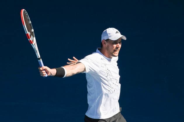 Dominic Thiem Australian Open 2021 Melbourne Park Melbourne Victoria Australia 10 02 2021 Copyright: xJuergenxHasenkopfx