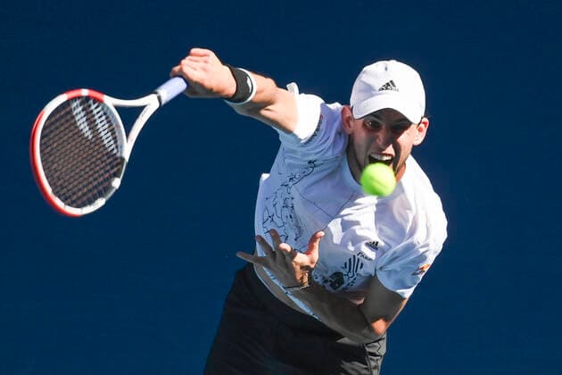 Dominic Thiem Australian Open 2021 Melbourne Park Melbourne Victoria Australia 10 02 2021 Copyright: xJuergenxHasenkopfx