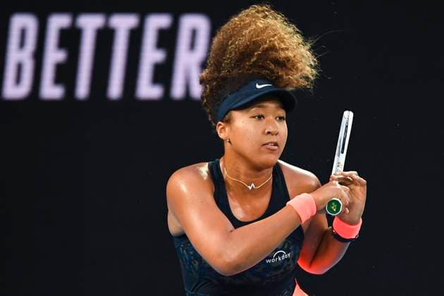TENNIS AUSTRALIAN OPEN, Naomi Osaka of Japan in action during her second Round Women s singles match against Caroline Garcia of France on Day 3 of the Australian Open at Melbourne Park in Melbourne, Wednesday, February 10, 2021. ( NO ARCHIVING, EDITORIAL USE ONLY, NO USE IN BOOKS WITHOUT CONSENT MELBOURNE VIC AUSTRALIA  Copyright: xJAMESxROSSx 20210210001519586250