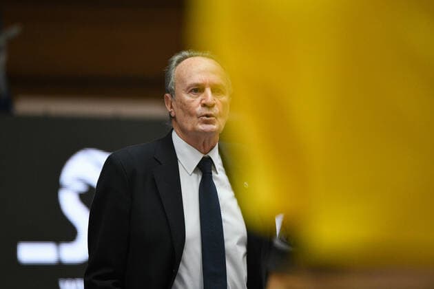 Headcoach Aito Garcia Reneses ALBA Berlin , GER, HAKRO Merlins Crailsheim vs Alba Berlin, 09 02 2021, 17 Matchday easycredit Basketball Bundesliga, Season 2020 2021 GER, HAKRO Merlins Crailsheim vs Alba Berlin, 09 02 2021, 17 Matchday easycredit Basketball Bundesliga, Season 2020 2021 Crailsheim Copyright: xEibnerxPressefoto MichaelxMemmlerx EP_MMR