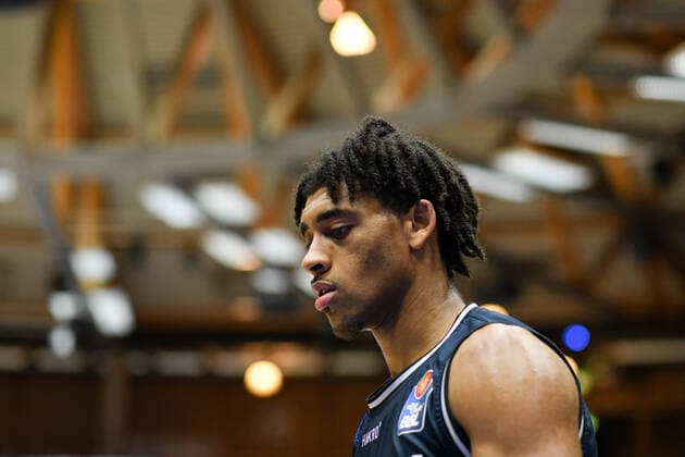 Jeremy Jones HAKRO Merlins Crailsheim is disappointed with the defeat, GER, HAKRO Merlins Crailsheim vs Alba Berlin, 09 02 2021, 17 Matchday easycredit Basketball Bundesliga, Season 2020 2021 GER, HAKRO Merlins Crailsheim vs Alba Berlin, 09 02 2021, 17 Matchday easycredit Basketball Bundesliga, Season 2020 2021 Crailsheim Copyright: xEibnerxPressefoto MichaelxMemmlerx EP_MMR