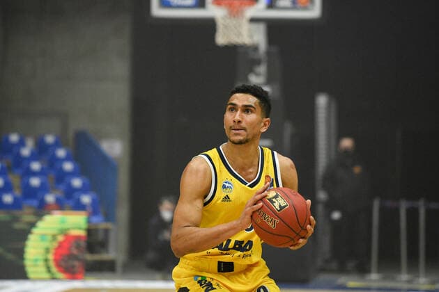 Maodo Lo ALBA Berlin on the ball, GER, HAKRO Merlins Crailsheim vs Alba Berlin, 09 02 2021, 17 matchday easycredit Basketball Bundesliga, season 2020 2021 GER, HAKRO Merlins Crailsheim vs Alba Berlin, 09 02 2021, 17 matchday easycredit Basketball Bundesliga, season 2020 2021 Crailsheim Copyright: xEibnerxPressefoto MichaelxMemmlerx EP_MMR