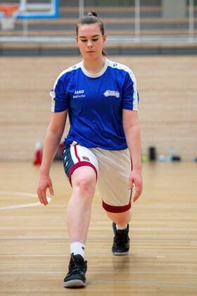 Maria Neumann xx, GISA Lions SV Halle GISA Lions SV Halle Training Basketball 1 Bundesliga ERDGAS Sportarena Halle Saale 10 02 2021 Photo Holger John Halle Sachsen Anhalt Germany ERDGAS Sportarena Halle Saale
