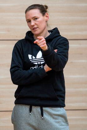 Rachael Vanderwal Co Trainer, GISA Lions SV Halle GISA Lions SV Halle Training Basketball 1 Bundesliga ERDGAS Sportarena Halle Saale 10 02 2021 Foto Holger John Halle Sachsen Anhalt Germany ERDGAS Sportarena Halle Saale