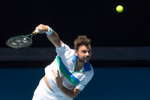Stan Wawrinka SUI Australian Open 2021 Melbourne Park Melbourne Victoria Australia 10 02 2021 Copyright: xJuergenxHasenkopfx