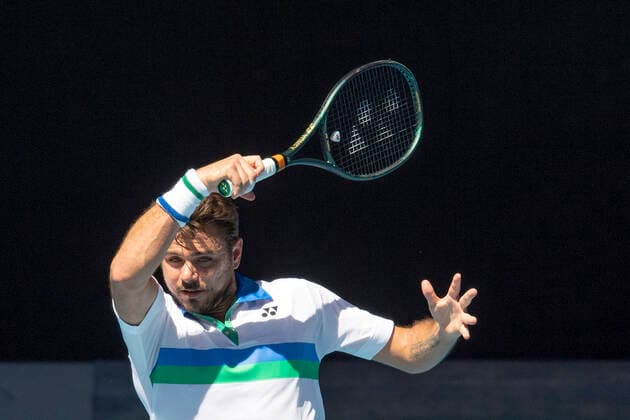 Stan Wawrinka SUI Australian Open 2021 Melbourne Park Melbourne Victoria Australia 10 02 2021 Copyright: xJuergenxHasenkopfx