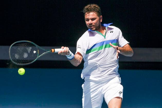 Stan Wawrinka Australian Open 2021 Melbourne Park Melbourne Victoria Australia 10 02 2021 Copyright: xJuergenxHasenkopfx