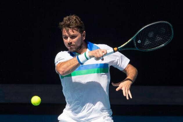 Stan Wawrinka SUI Australian Open 2021 Melbourne Park Melbourne Victoria Australia 10 02 2021 Copyright: xJuergenxHasenkopfx