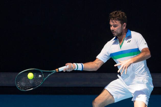 Stan Wawrinka SUI Australian Open 2021 Melbourne Park Melbourne Victoria Australia 10 02 2021 Copyright: xJuergenxHasenkopfx