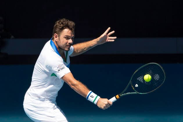 Stan Wawrinka SUI Australian Open 2021 Melbourne Park Melbourne Victoria Australia 10 02 2021 Copyright: xJuergenxHasenkopfx