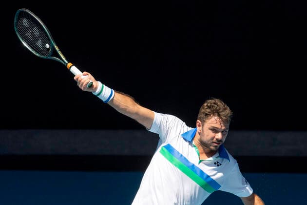 Stan Wawrinka SUI Australian Open 2021 Melbourne Park Melbourne Victoria Australia 10 02 2021 Copyright: xJuergenxHasenkopfx