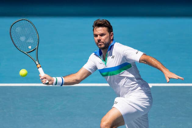 Stan Wawrinka SUI Australian Open 2021 Melbourne Park Melbourne Victoria Australia 10 02 2021 Copyright: xJuergenxHasenkopfx