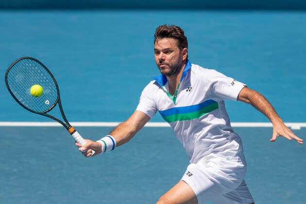 Stan Wawrinka SUI Australian Open 2021 Melbourne Park Melbourne Victoria Australia 10 02 2021 Copyright: xJuergenxHasenkopfx