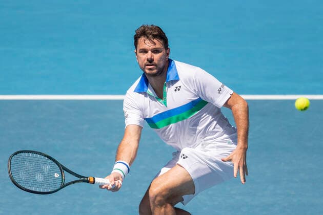 Stan Wawrinka SUI Australian Open 2021 Melbourne Park Melbourne Victoria Australia 10 02 2021 Copyright: xJuergenxHasenkopfx