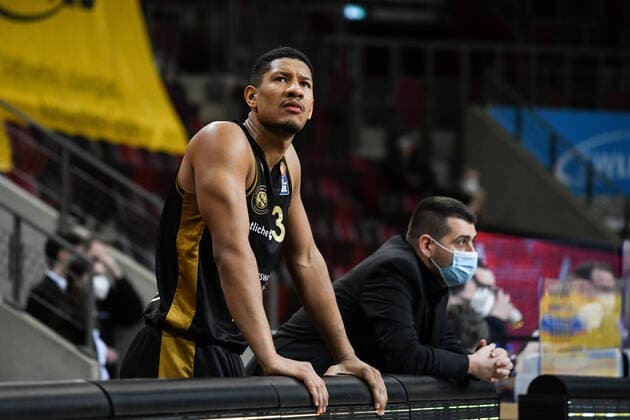 Karim Jallow Basketball Loewen Braunschweig is unhappy with the way the game went, GER, MHP Riesen Ludwigsburg vs Basketball Loewen Braunschweig, 10 02 2021, 17 matchday easycredit Basketball Bundesliga, season 2020 2021 GER, MHP Riesen Ludwigsburg vs Basketball Loewen Braunschweig, 10 02 2021, 17 matchday easycredit Basketball Bundesliga, season 2020 2021 Ludwigsburg Copyright: xEibnerxPressefoto MichaelxMemmlerx EP_MMR