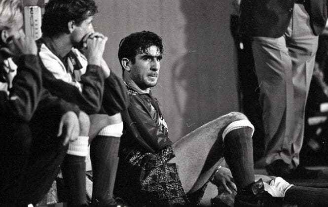 16 09 92 VfB Stuttgart Leeds United Germany, Stuttgart, 16 09 1992, Football, Champions League, Qualification, Season 1992 1993, 1 Round, VfB Stuttgart Leeds United 3 0 Eric Cantona Leeds United